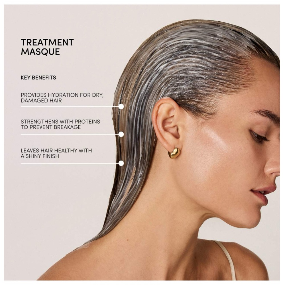 OUAI Fine to Medium Hair Treatment Masque 8 oz | NEW - Picture 2 of 3